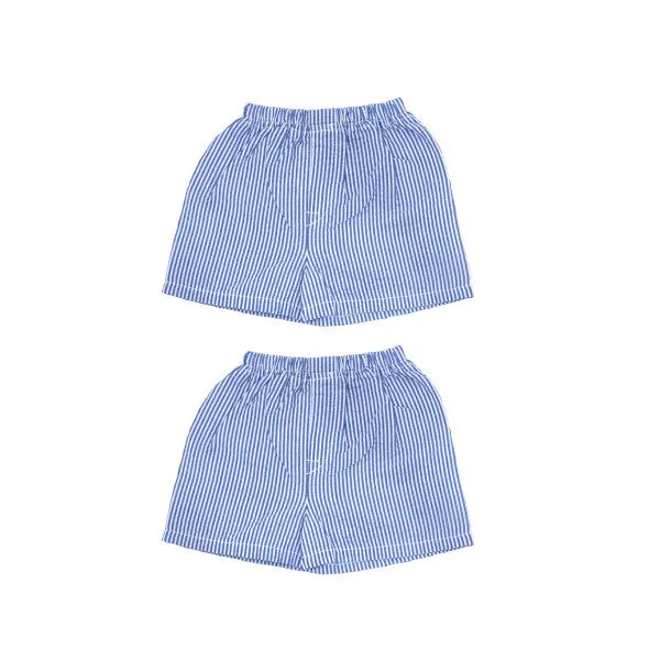 Seersucker Shorts - Navy