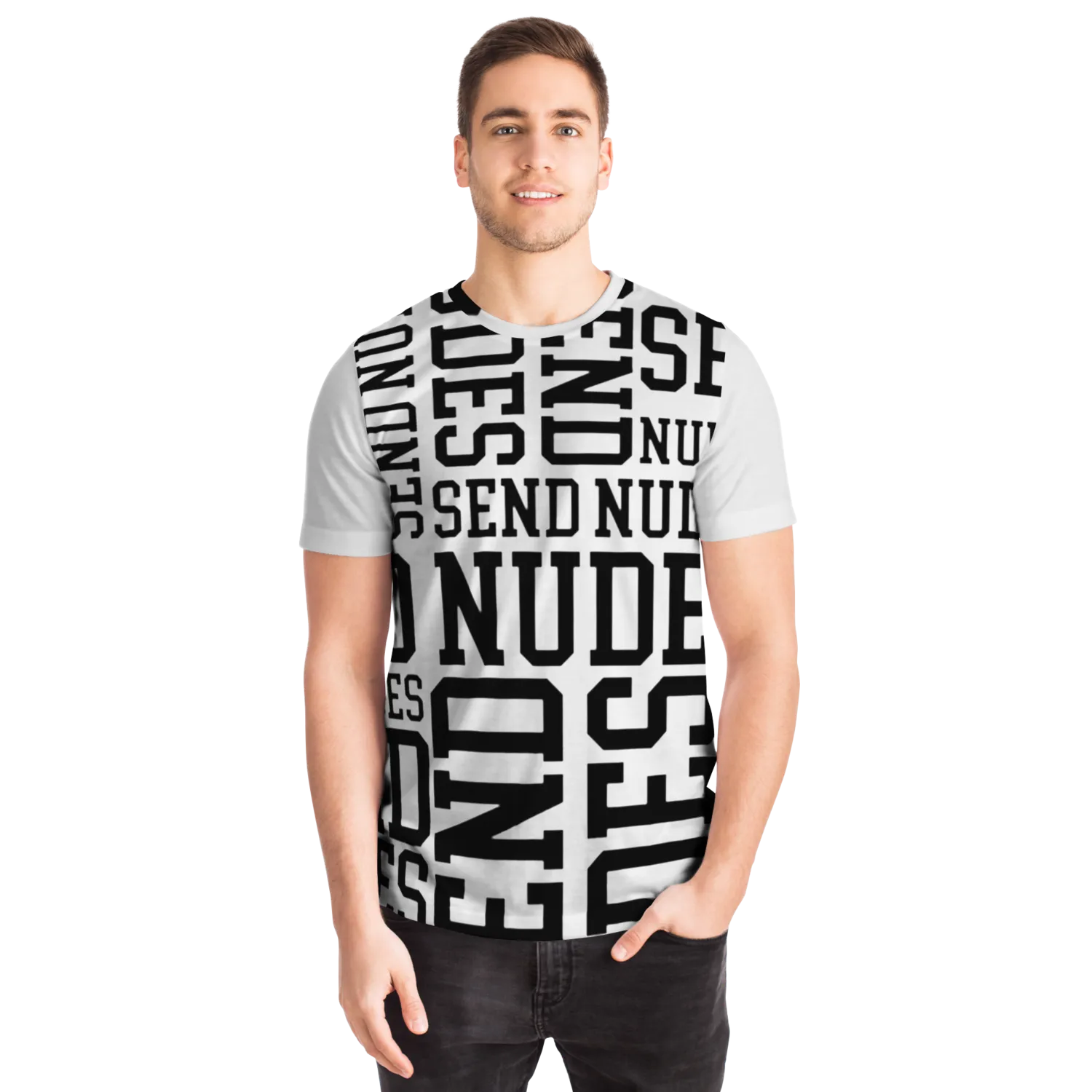 Send Nudes white PREMIUM t-shirt