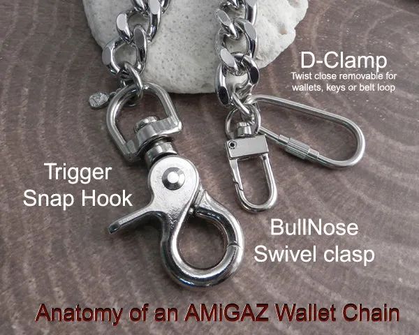 Shackle Smooth Wallet Chain