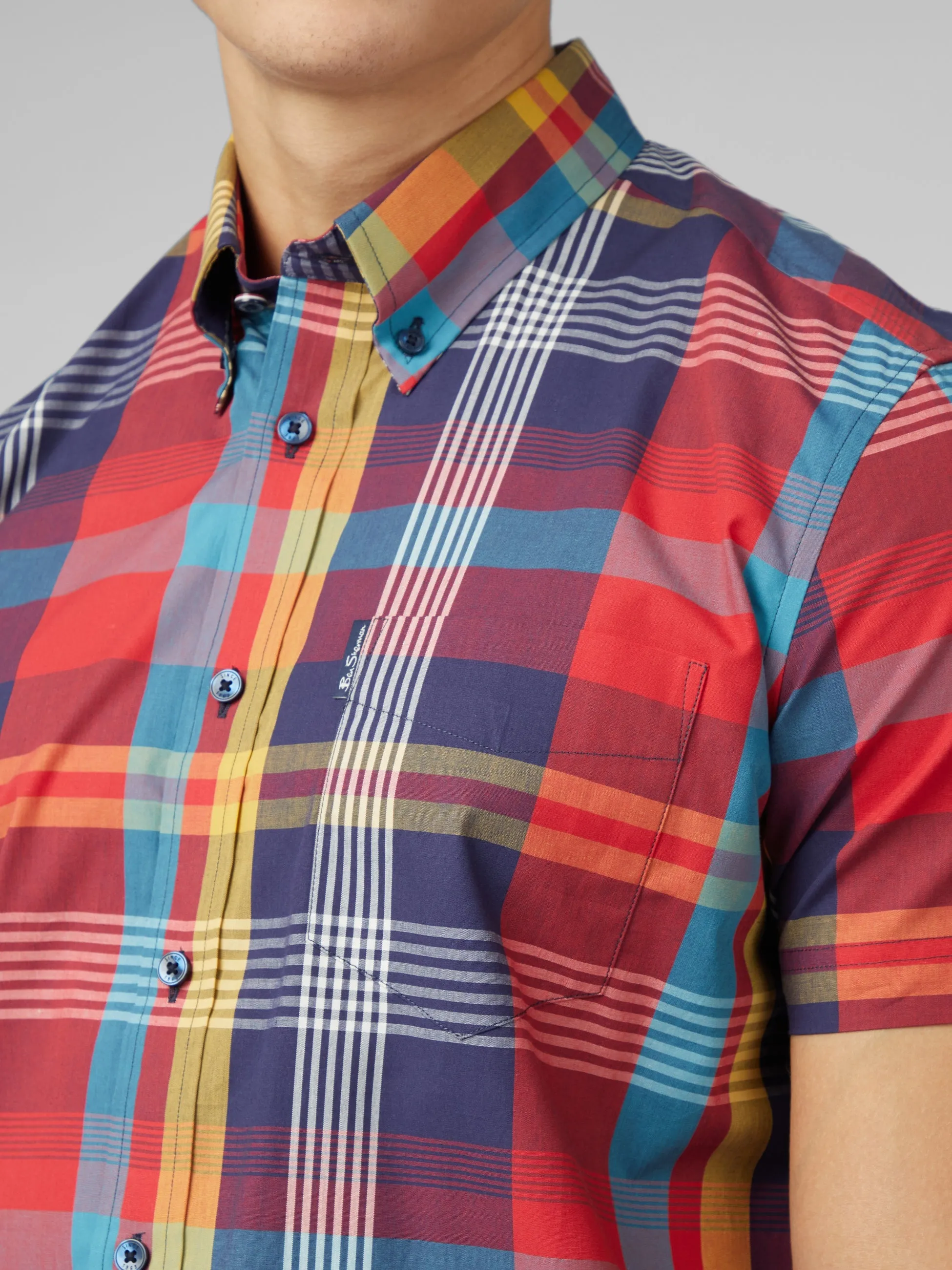 Signature Large Madras Check Shirt - Scarlett