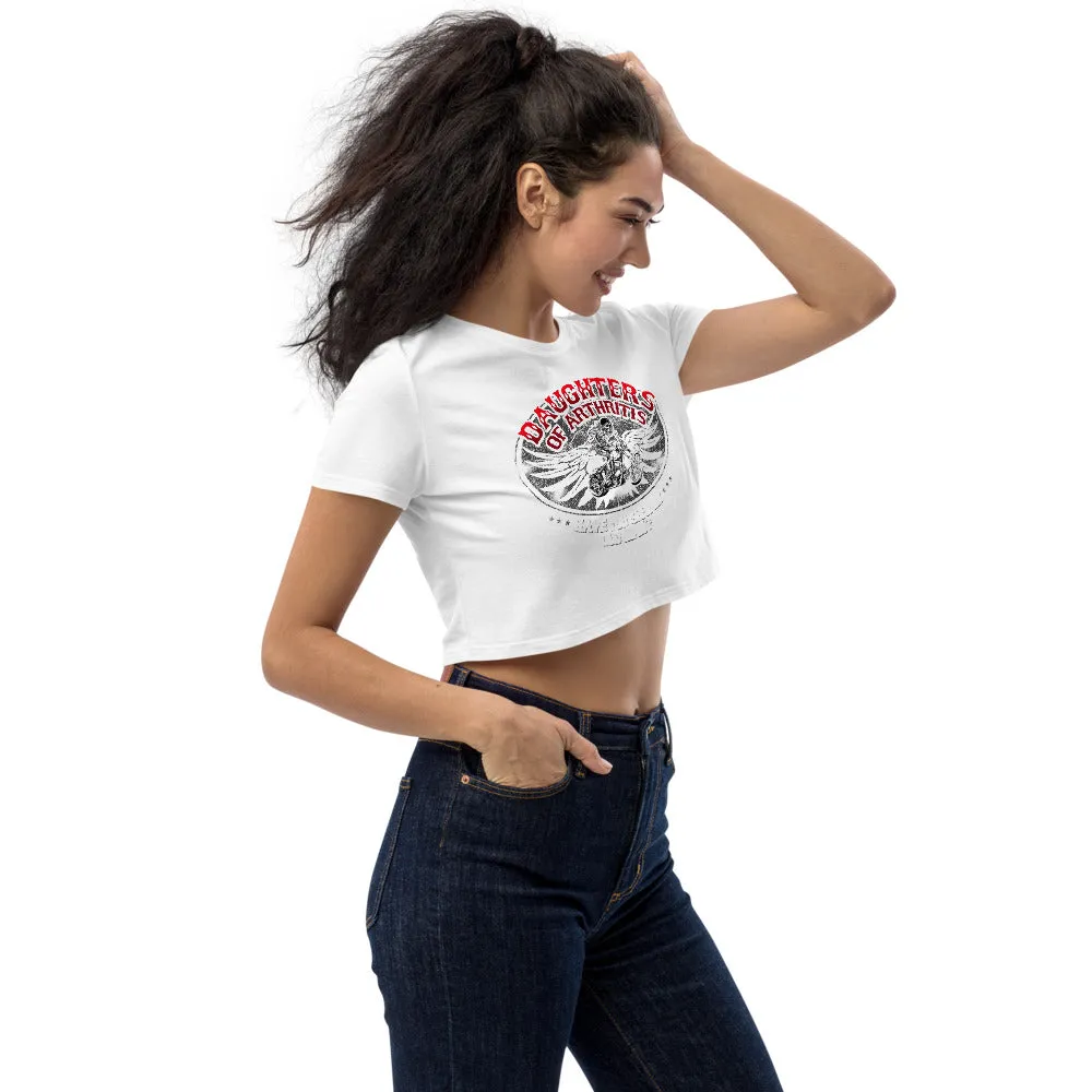 Sons of Arthritis "Have You Seen My Old Man" Women's Organic Crop Top