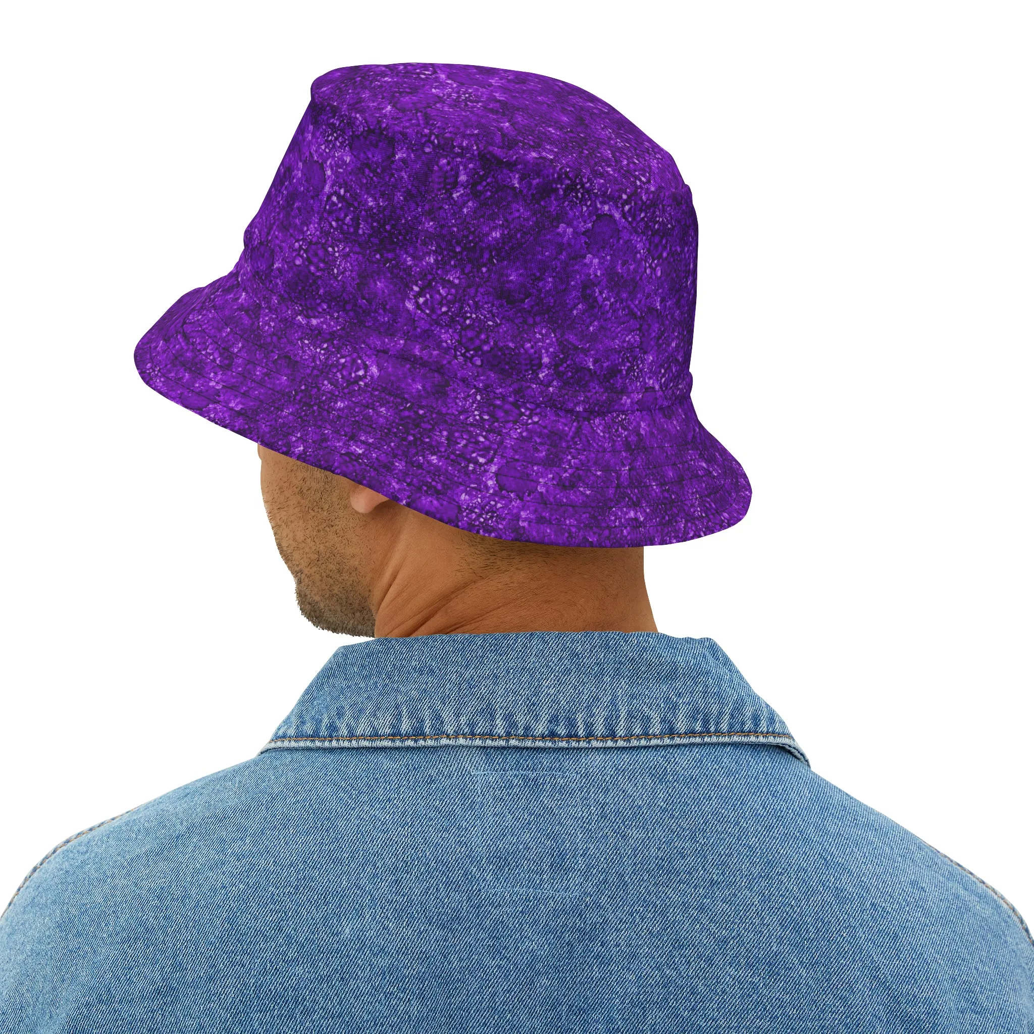 Sun Hat - Purple Sapphire Pattern