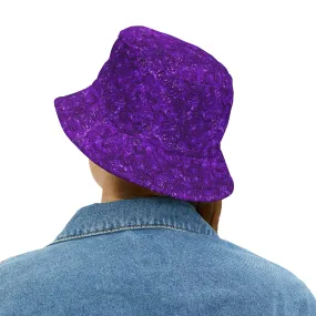 Sun Hat - Purple Sapphire Pattern