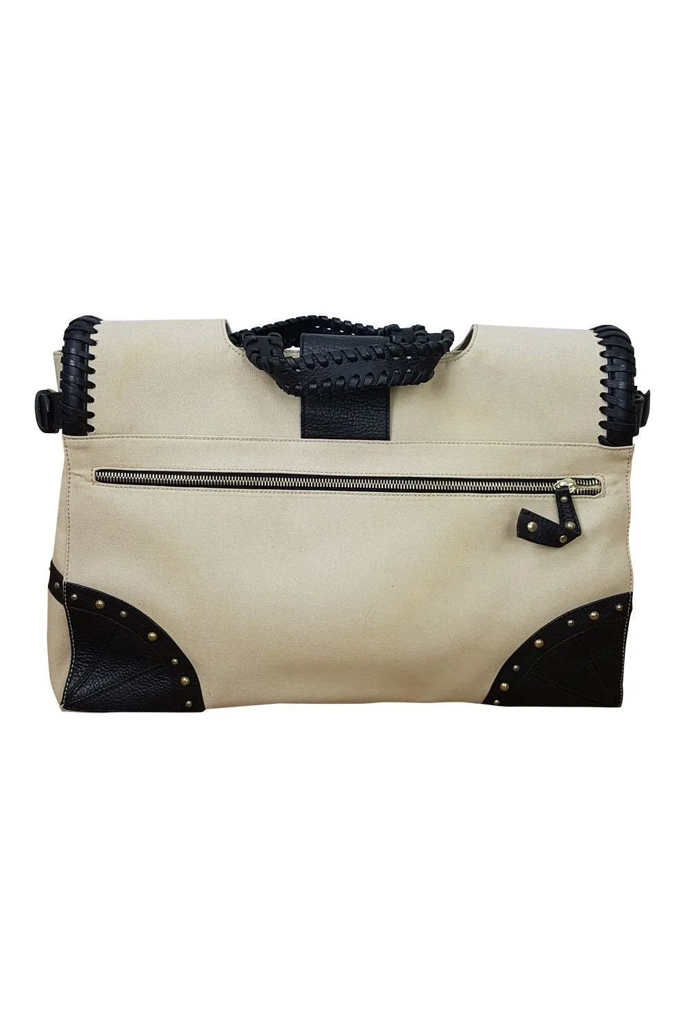 TEMPERLEY London Large Canvas Laptop Bag