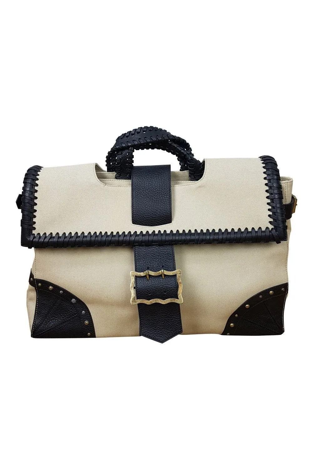 TEMPERLEY London Large Canvas Laptop Bag