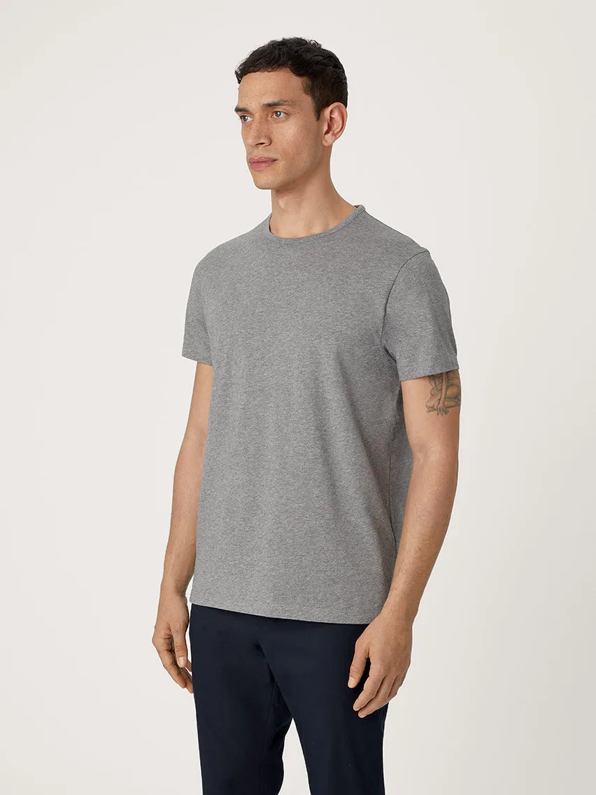 The Classic Tee || Grey Marl | Organic Cotton