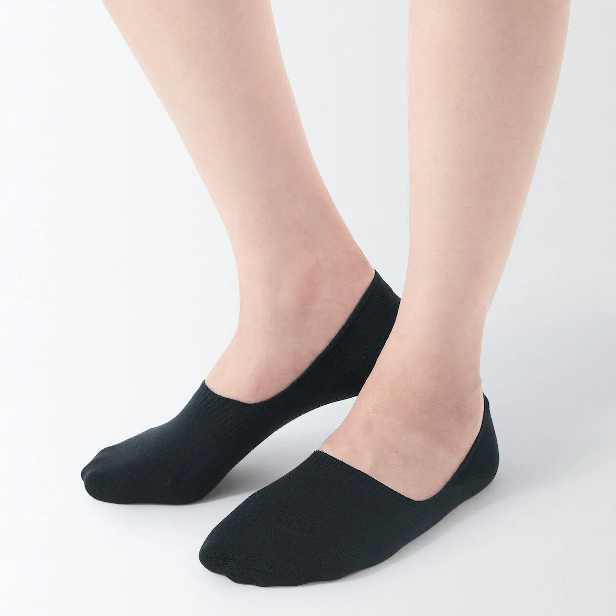 Thin No-Show Socks with Heel Grip