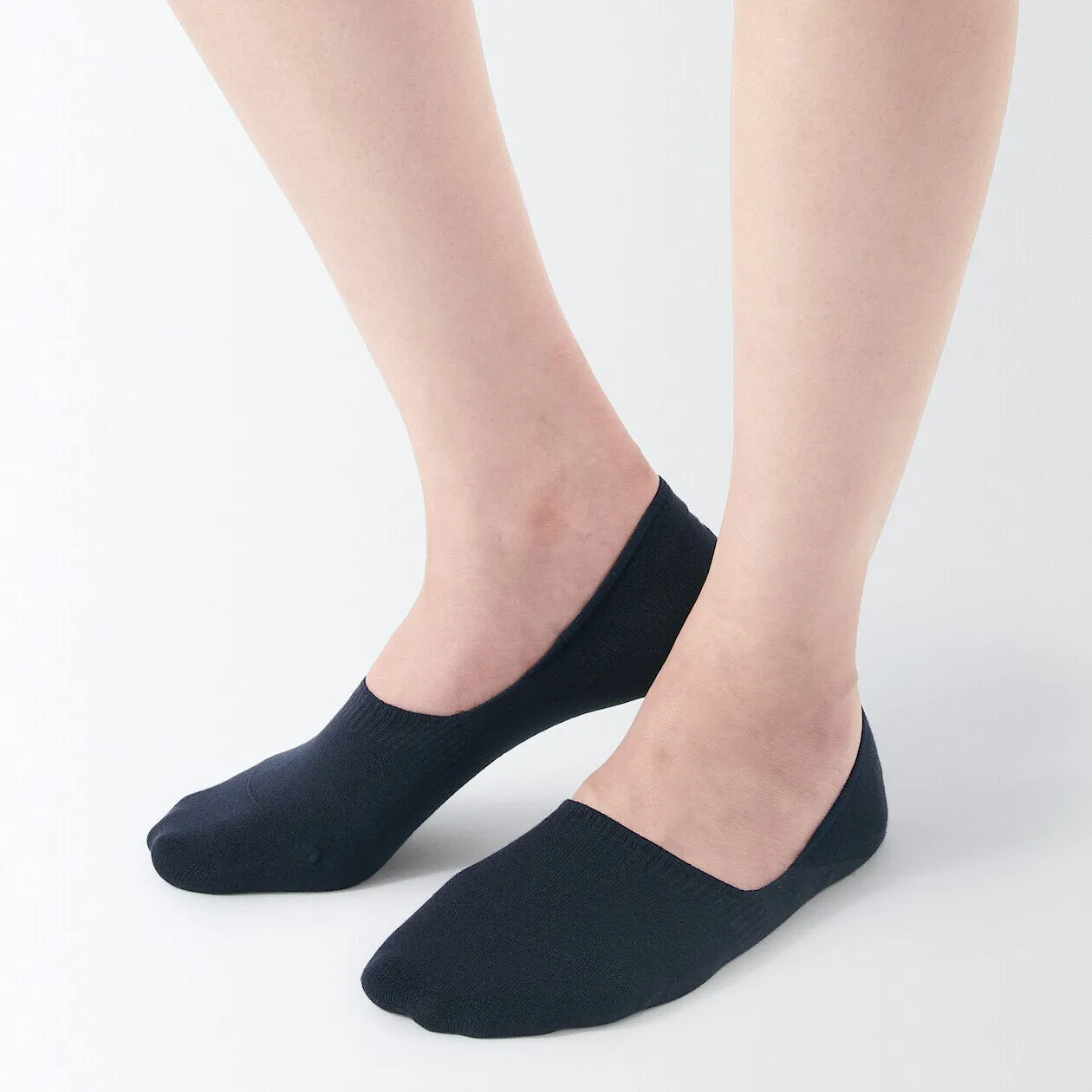 Thin No-Show Socks with Heel Grip