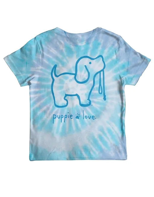 TIE DYE #4 PUP, YOUTH SS