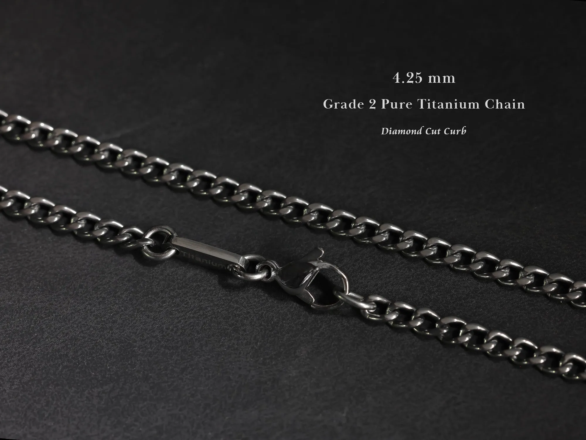 TITANIUM Custom Celtic Strength Knot Necklace