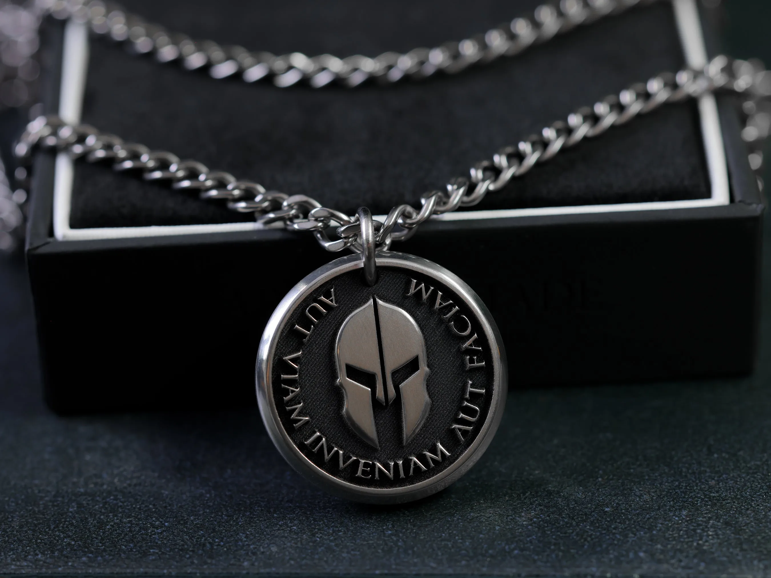 TITANIUM Custom Spartan Necklace