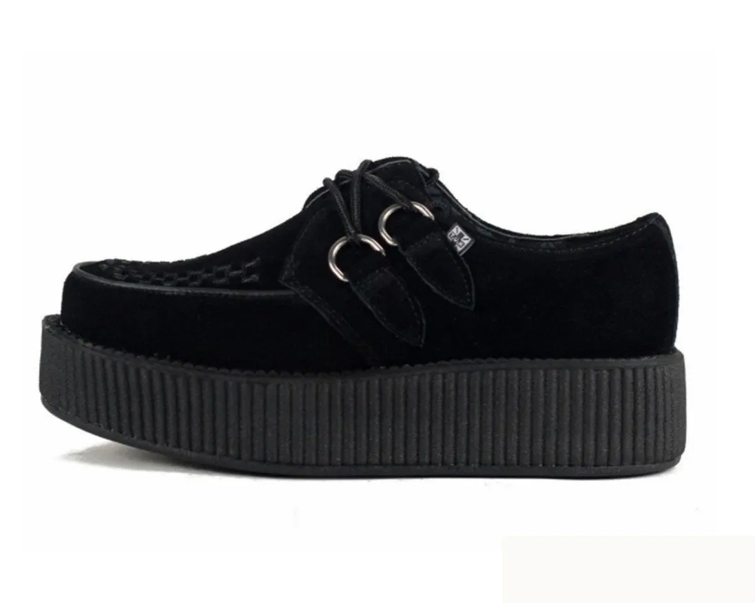 T.U.K Black Suede Viva Mondo Creeper