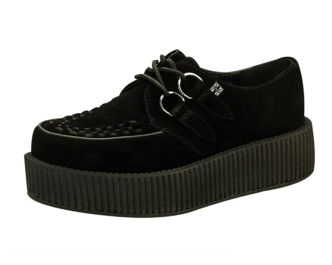 T.U.K Black Suede Viva Mondo Creeper