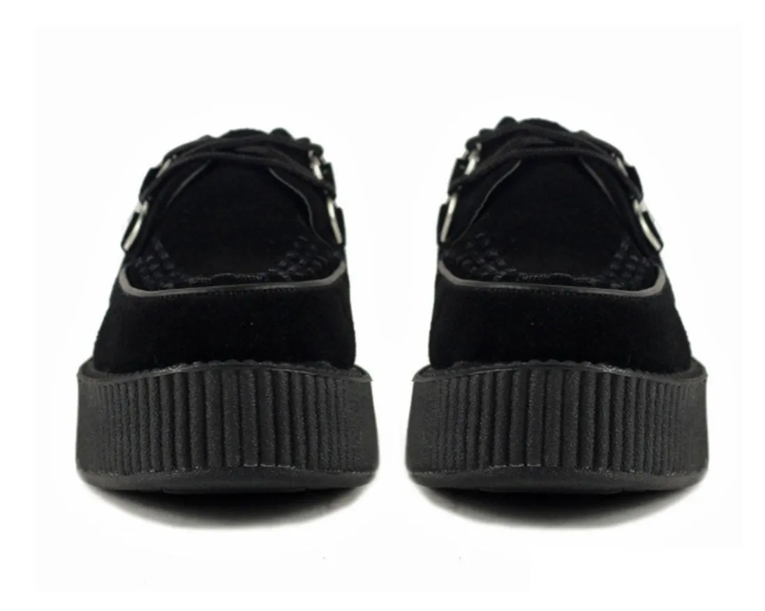 T.U.K Black Suede Viva Mondo Creeper