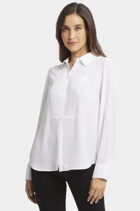 Tuxedo Blouse White | Optic White