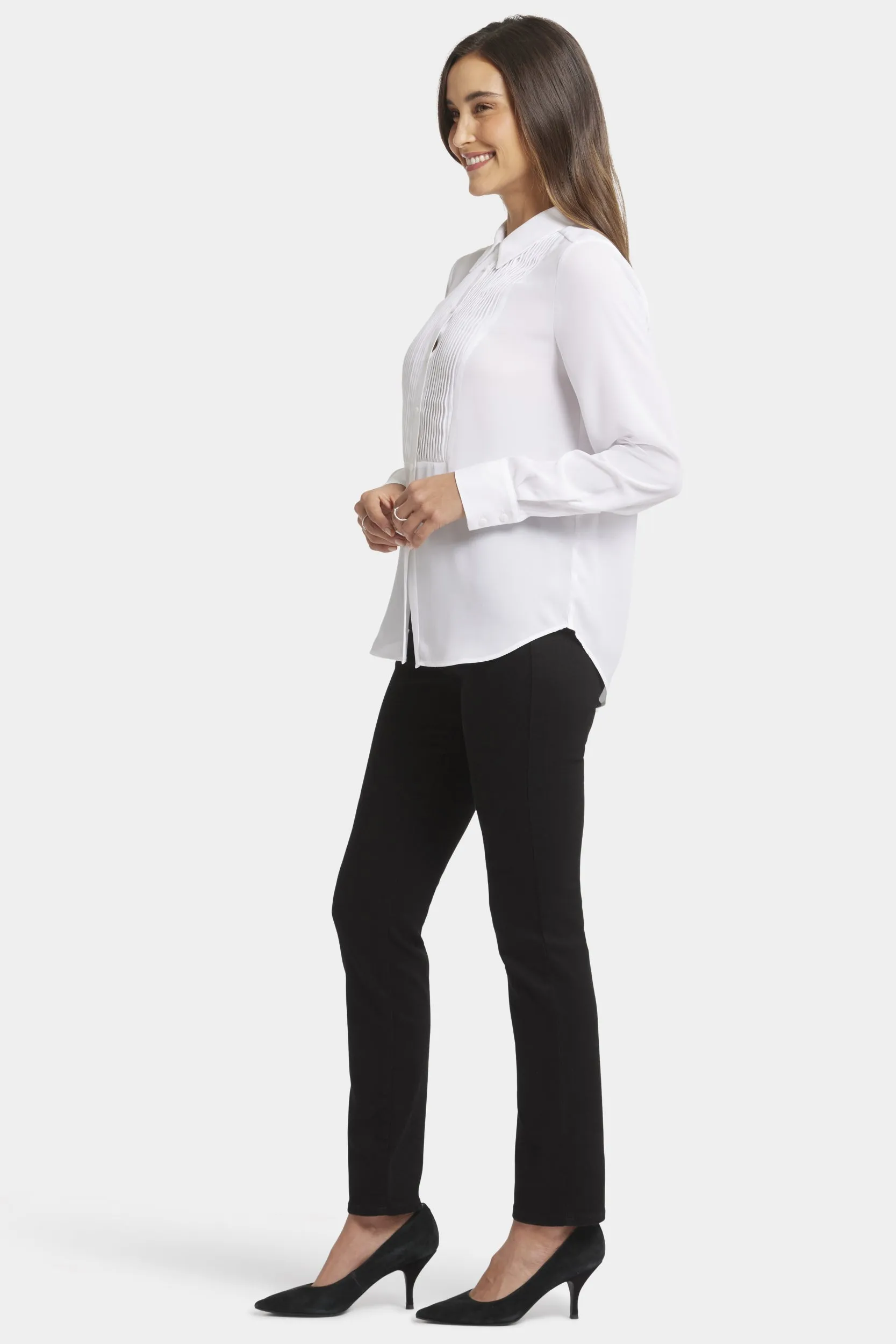 Tuxedo Blouse White | Optic White