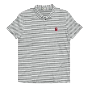 UGA Block G Charcoal & White Heathered Azalea Polo