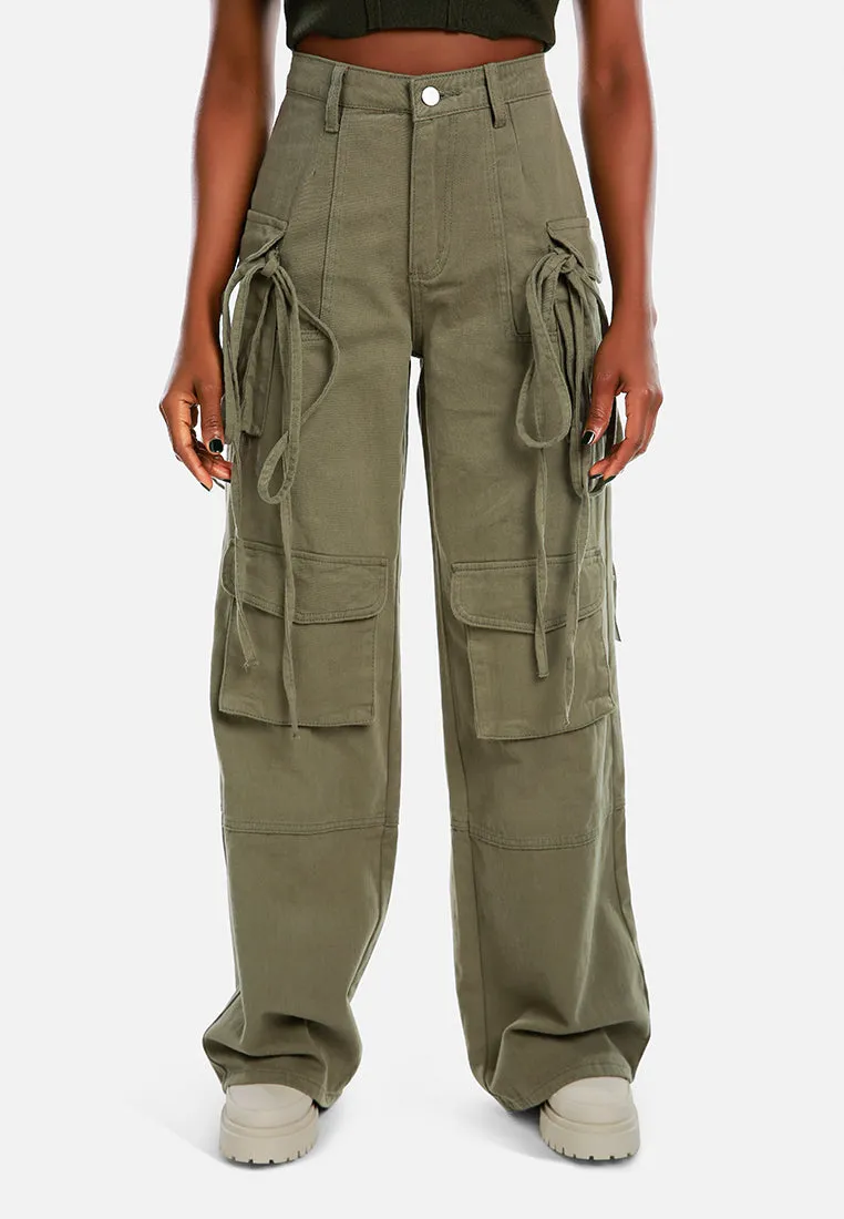 Utility Drawstring Pocket Pants By Ruw