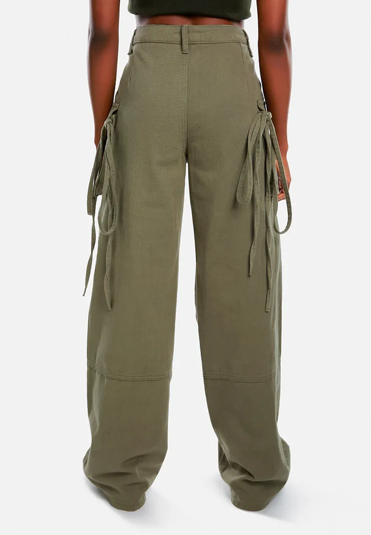 Utility Drawstring Pocket Pants By Ruw