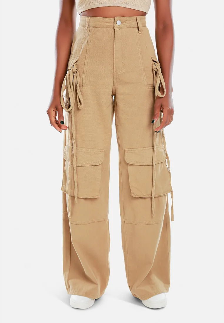 Utility Drawstring Pocket Pants By Ruw