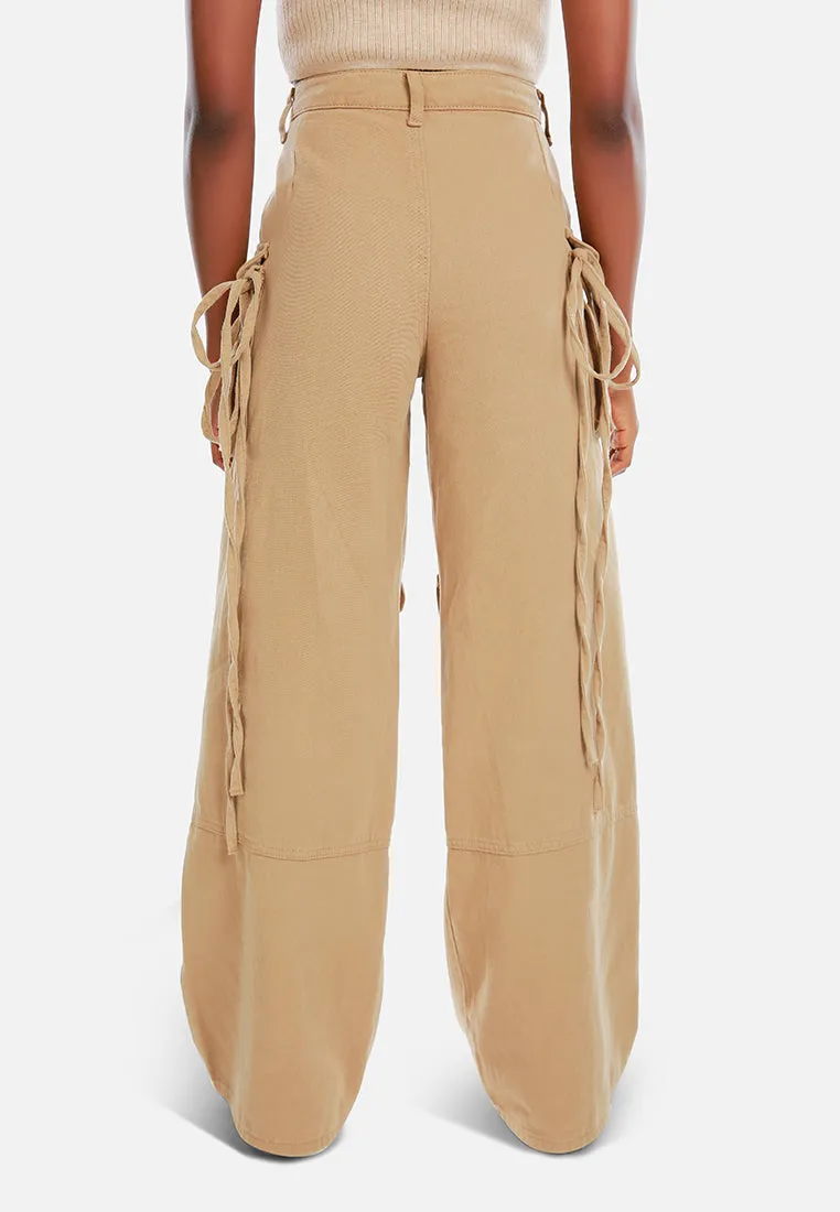 Utility Drawstring Pocket Pants By Ruw