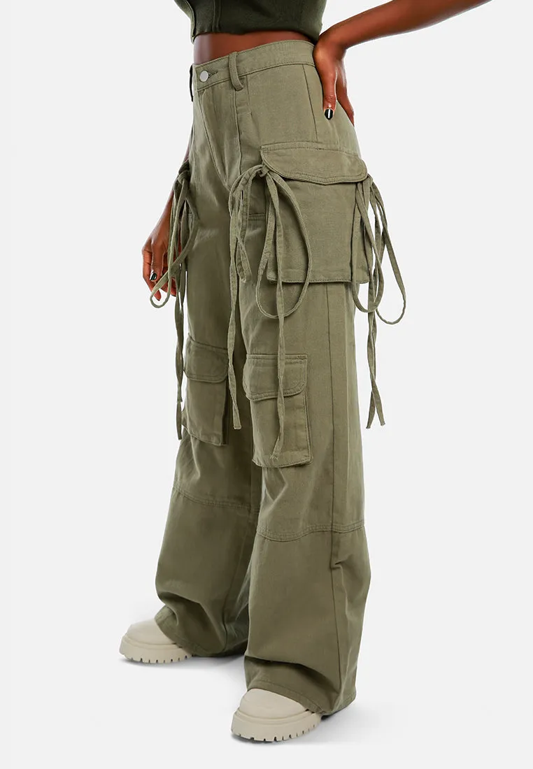 Utility Drawstring Pocket Pants By Ruw