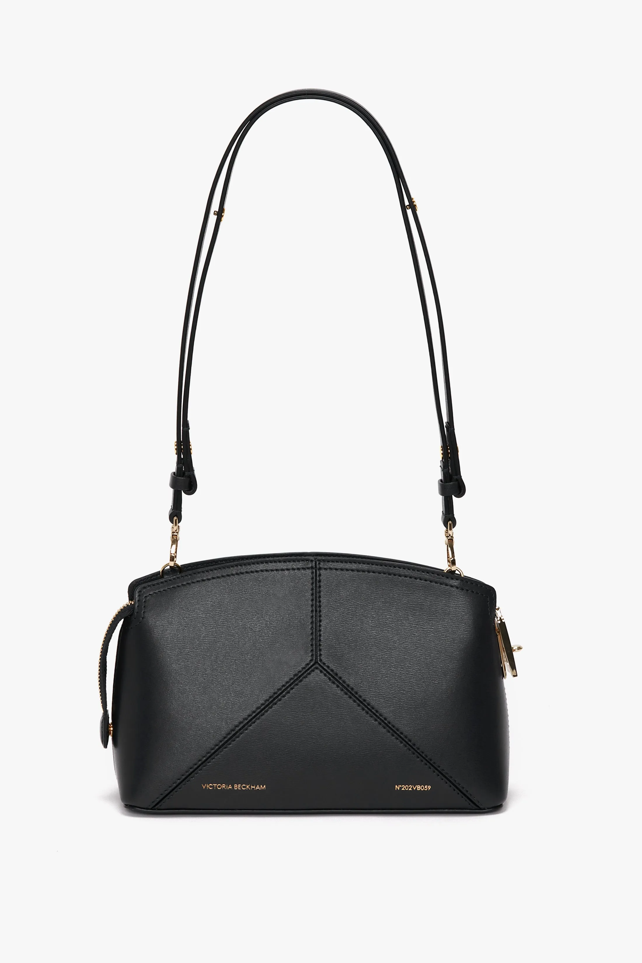 Victoria Crossbody Bag In Black Leather