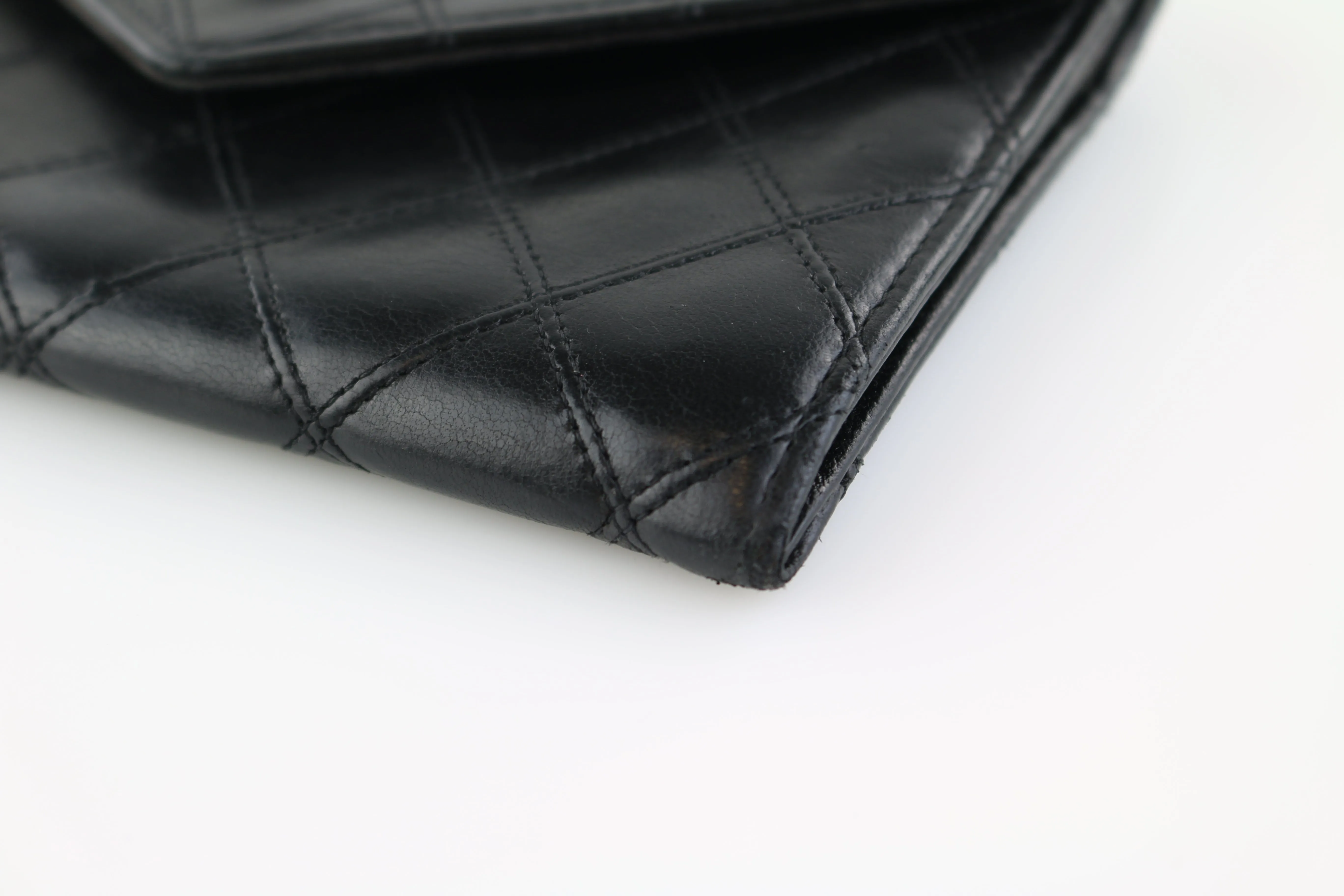 Vintage Black Lambskin WOC