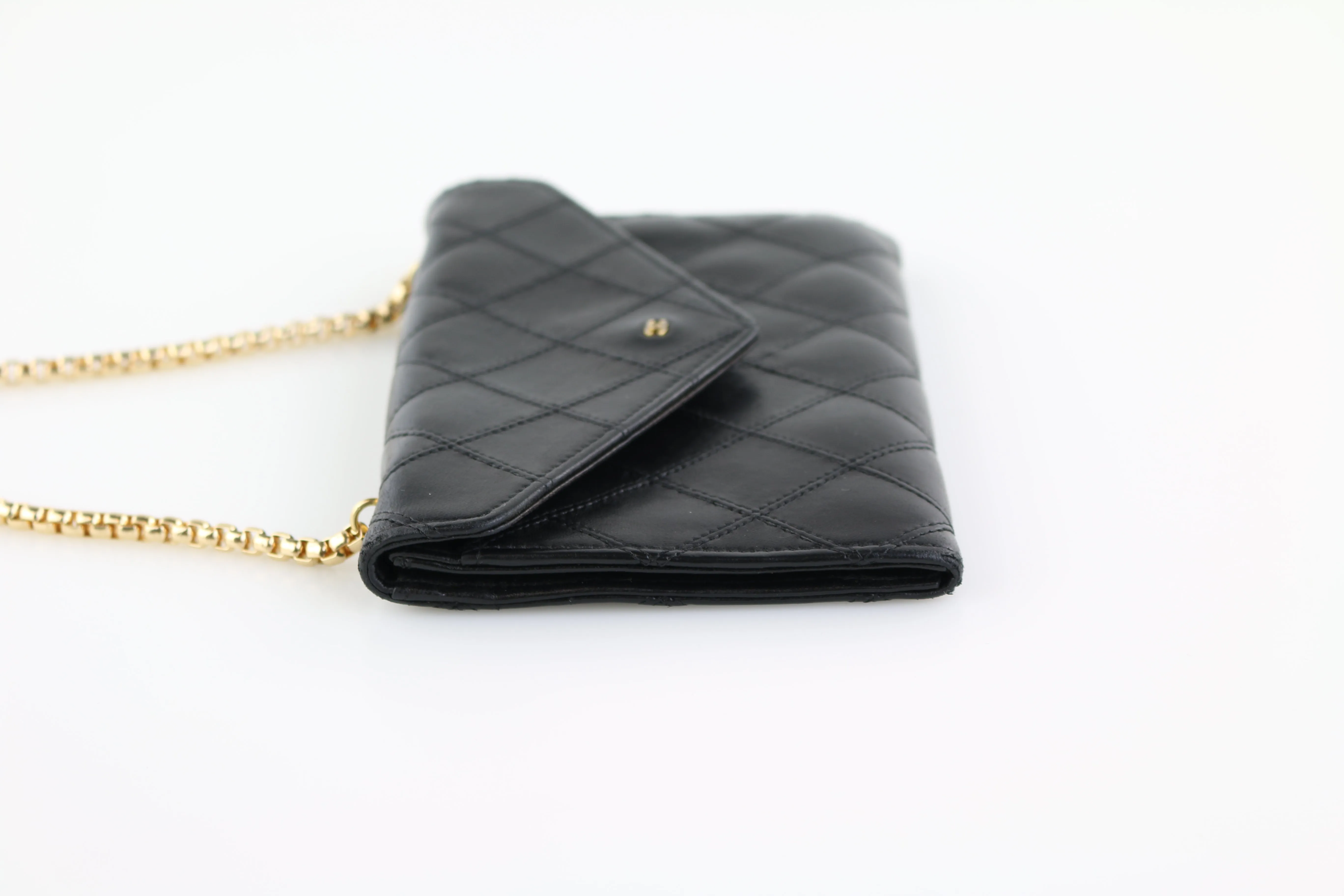 Vintage Black Lambskin WOC