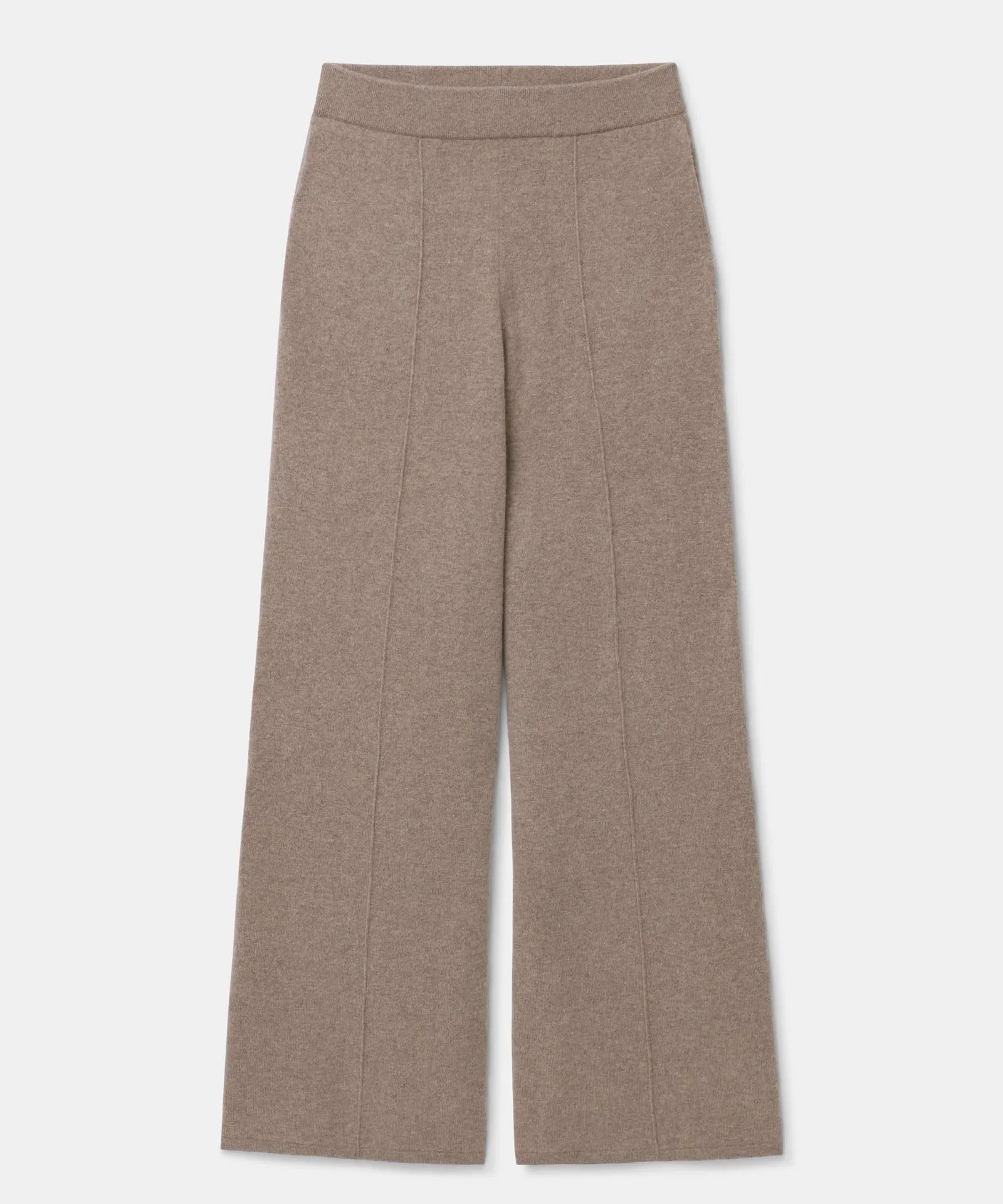 Washable Cashmere Wide Leg Pant