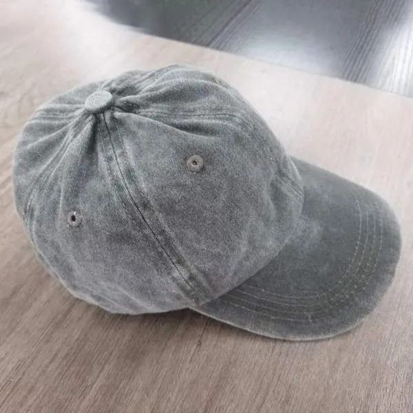 Washed Distressed Soft Top Baseball Cap 18178442C