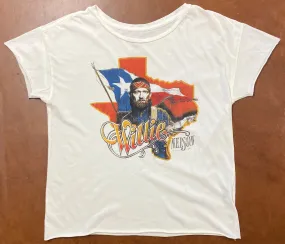 Willie Nelson Texas Cut off crop Tee