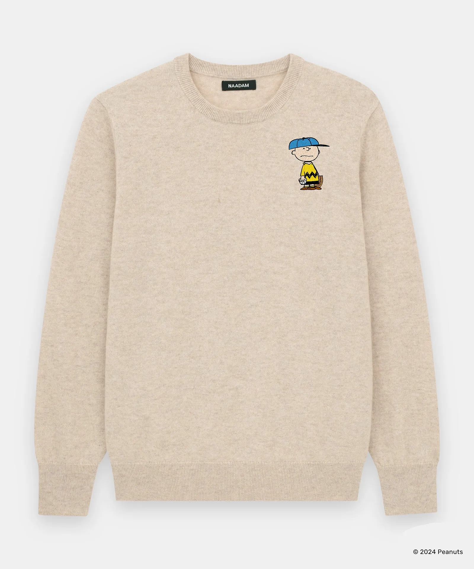 Women's Charlie Brown Baseball Cashmere Sweater