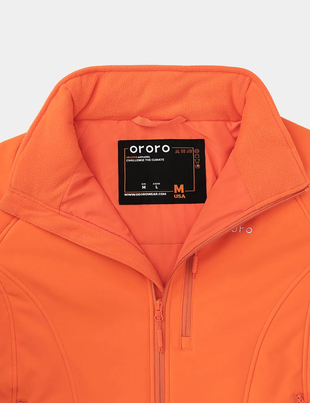 Women's Classic Heated Jacket - Blue/Orange (Apparel Only)