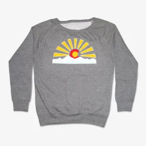 Women's Colorado Sunset Crew Neck Sweatshirt