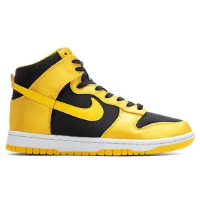 Women's Dunk High 'Golden Rod Satin' - Black/Varsity Maize/White