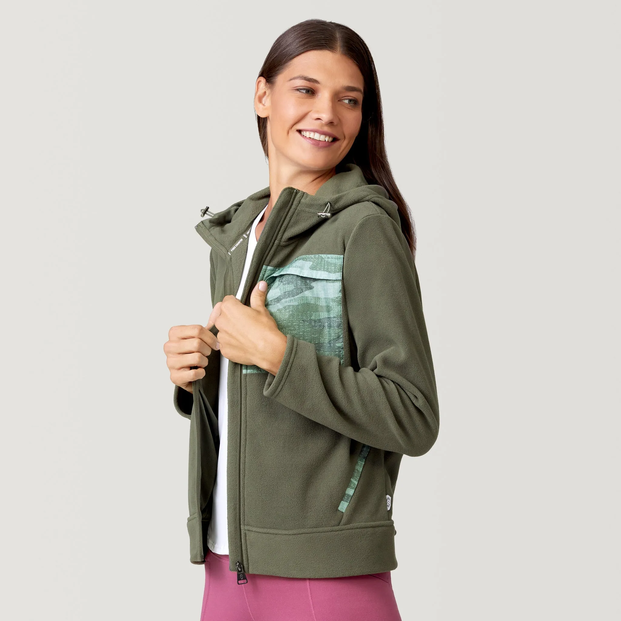 Women's Micro Fleece Zip Up Jacket