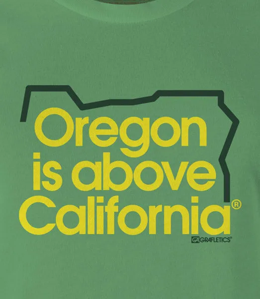 Women's Oregon is Above California Tee