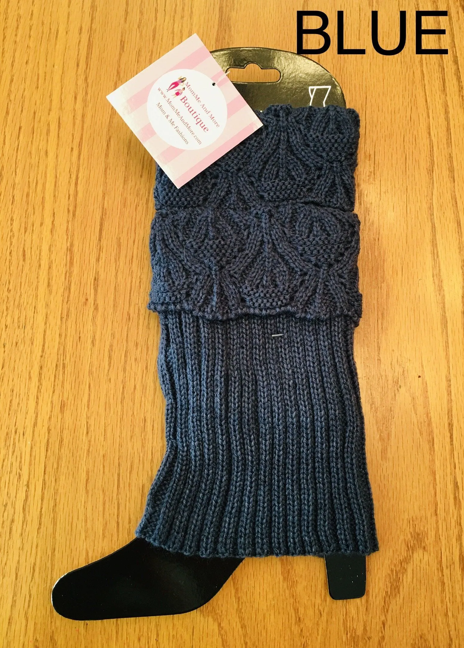 Womens Solid Leg Warmers | Short Sweater Boot Cuff