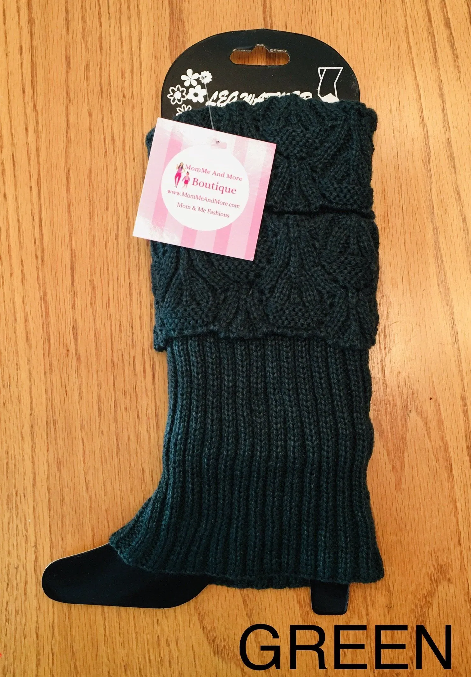 Womens Solid Leg Warmers | Short Sweater Boot Cuff