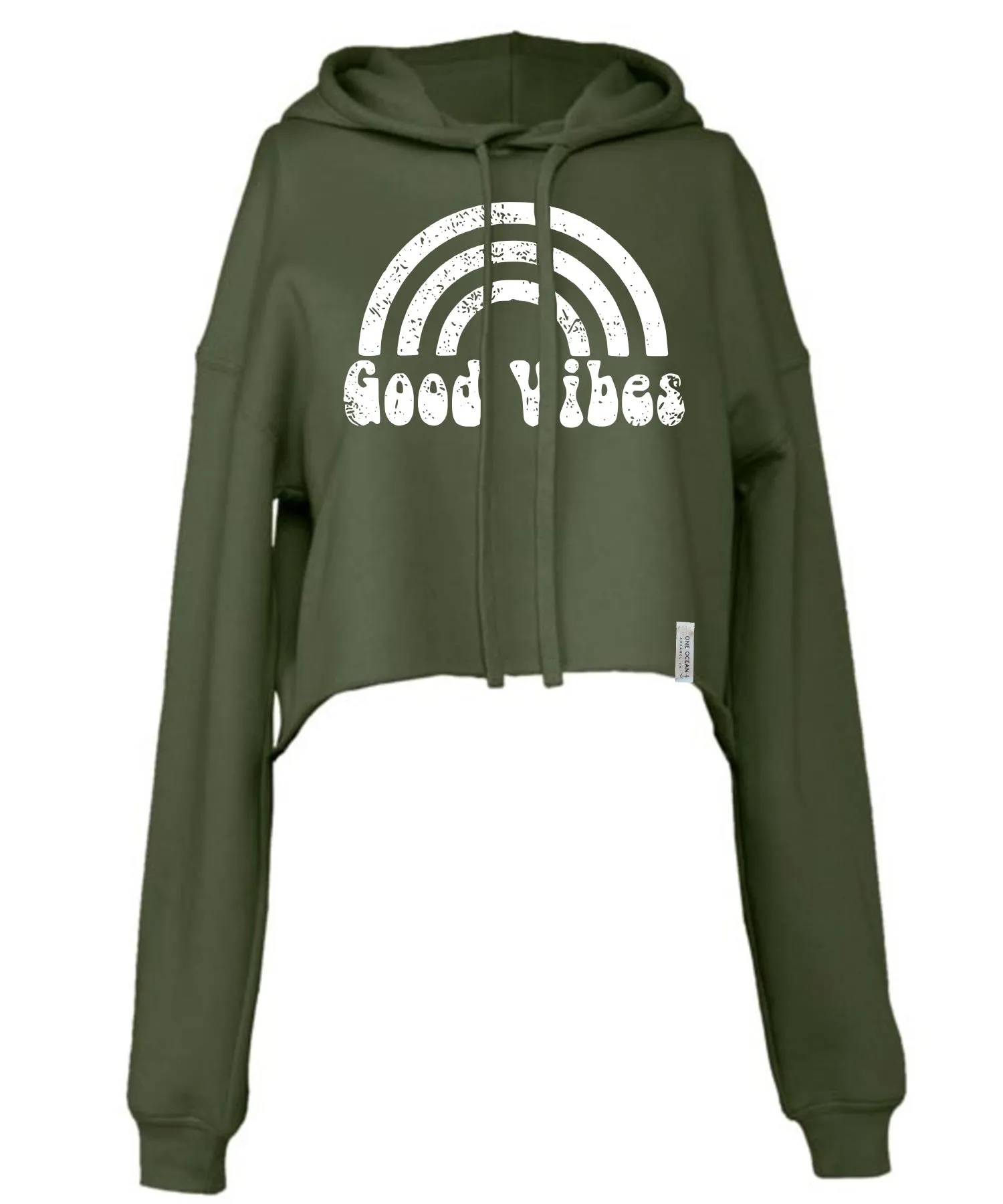 WS - Good Vibes Cropped Hoodie