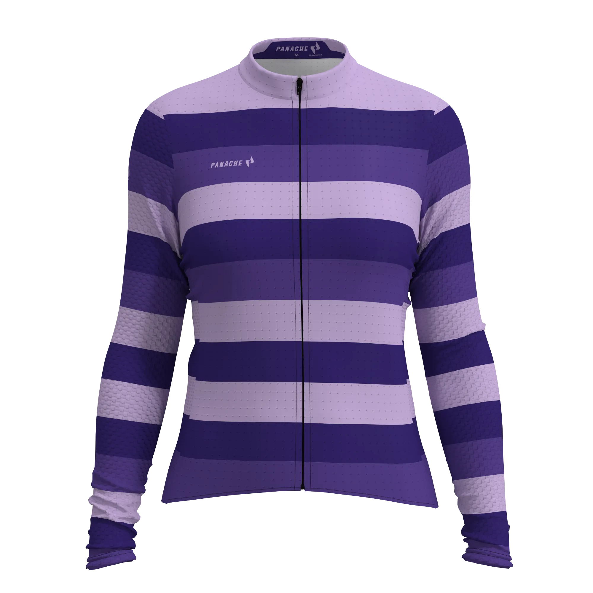 W's Pro AIR  Long Sleeve Jersey - Purple Stripes