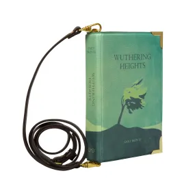 Wuthering Heights Green Book Handbag Crossbody Clutch