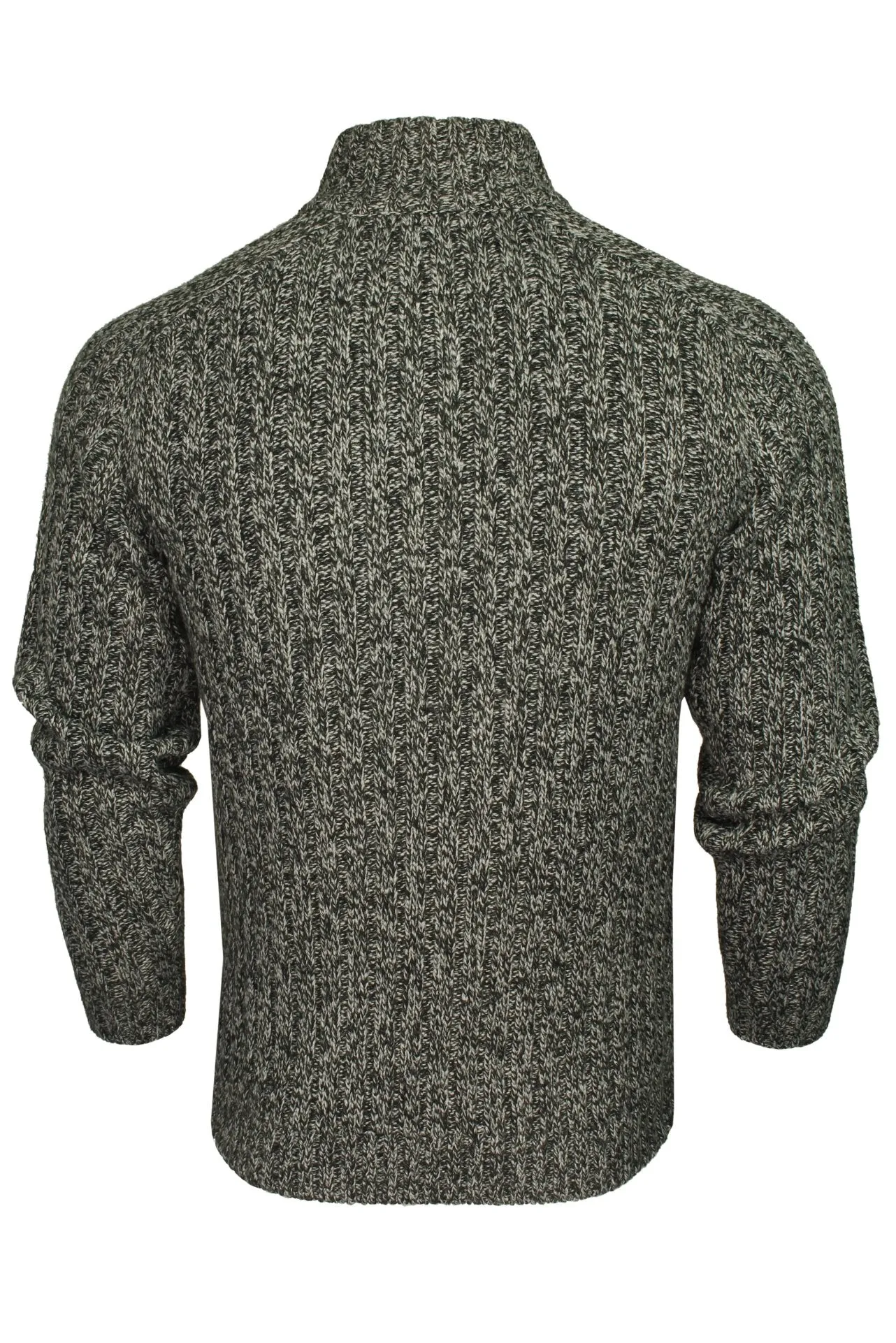 Xact Mens 1/4 Zip Cable Knit Jumper