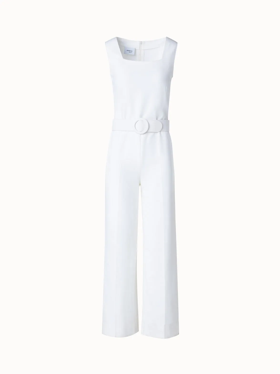 Ärmelloser Jumpsuit aus Signature Jersey