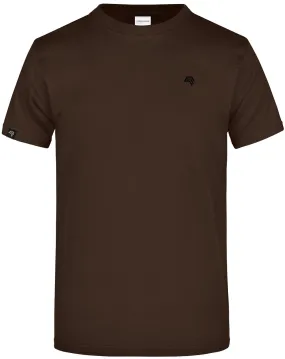 ― % ― JAN 0002 ― Herren Komfort T-Shirt - Braun [L / 2XL]