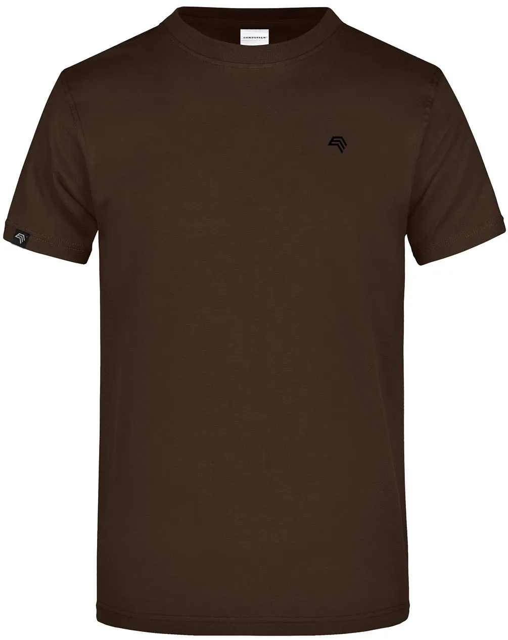 ― % ― JAN 0002 ― Herren Komfort T-Shirt - Braun [L / 2XL]